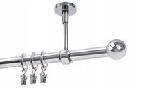 Karnisz pojedynczy Ø19 mm chrom 240 cm