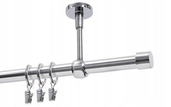 Karnisz pojedynczy Ø19 mm chrom 320 cm - Inny producent