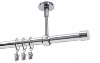 Karnisz pojedynczy Ø19 mm chrom 480 cm