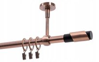 Karnisz pojedynczy Ø19 mm miedź antyczna 240 cm
