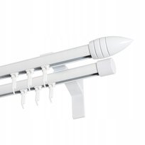 Karnisze szyna sufitowa podwójna 160 cm Pocisk