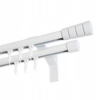 Karnisze szyna sufitowa podwójna 200 cm Stożek F