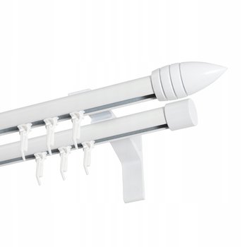 Karnisze szyna sufitowa podwójna 320 cm Pocisk - Kowalski