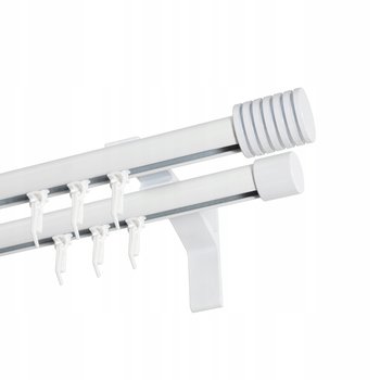 Karnisze szyna sufitowa podwójna 340 cm 6 Frezów - Kowalski