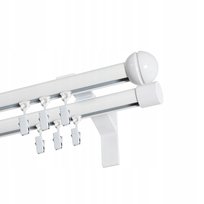 Karnisze szyna sufitowa podwójna 460 cm Kula