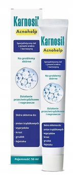 Karnosil, Acnohelp, Żel z jonami srebra trądzik, 50 ml - Deep Pharma