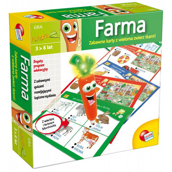 Karotka Farma, gra edukacyjna, Lisciani - Lisciani
