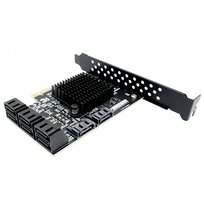 Karta adapter do komputera PCI PCIe 1X na 8x SATA 3.0 Serial ATA