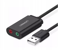 Karta dźwiękowa USB adapter na słuchawki mikrofon