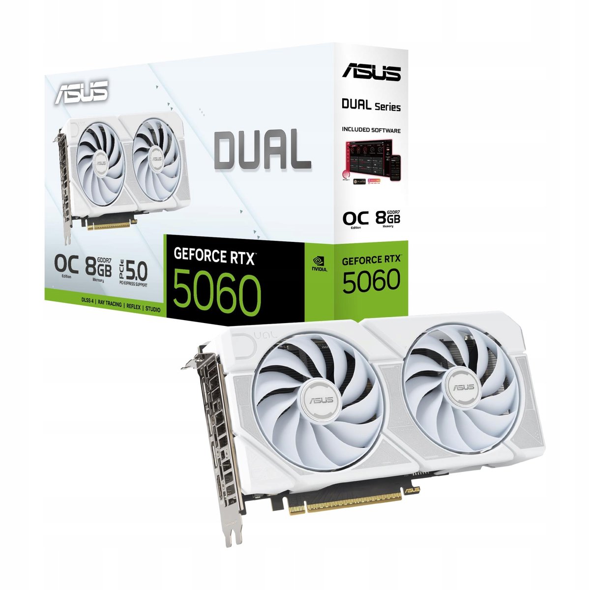 Inny producent Karta graficzna Asus NVIDIA GeForce Dual RTX5060 OC 8GB GDDR7