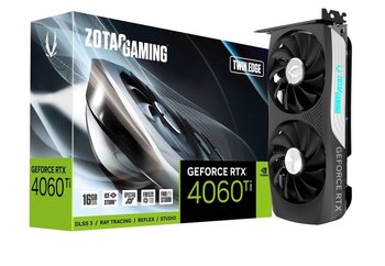 Karta graficzna GeForce RTX 4060 Ti TWIN EDGE 16GB GDDR6 128bit 3DP ZT-D40620E-10M - Zotac