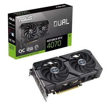 Karta graficzna GeForce RTX 4070 EVO OC 12 GB GDDRX6 192bit 3DP/HDMI DUAL-RTX4070-O12G-EVO - ASUS