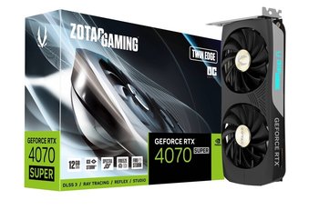 Karta graficzna GeForce RTX 4070 SUPER TWIN EDGE OC 12GB GDDRX6 192bit ZT-D40720H-10M - Zotac