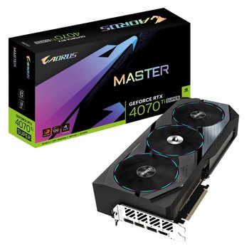 Karta graficzna Gigabyte AORUS GeForce RTX 4070 Ti SUPER MASTER 16GB GDDR6X - Gigabyte