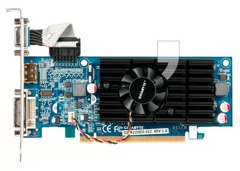 Karta graficzna GIGABYTE GeForce 210, 1 GB DDR3, PCI-E 2.0 x 16 - Gigabyte