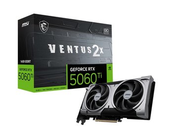 Karta graficzna MSI GeForce RTX 5060 Ti Ventus 2X OC Plus, 16 GB GDDR7 - MSI