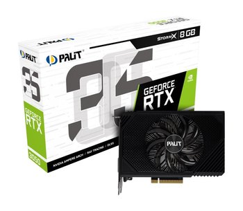 Karta graficzna PALIT GeForce RTX 3050 StormX, 8 GB GDDR6, 128-bit, PCI-E 4.0 - Palit