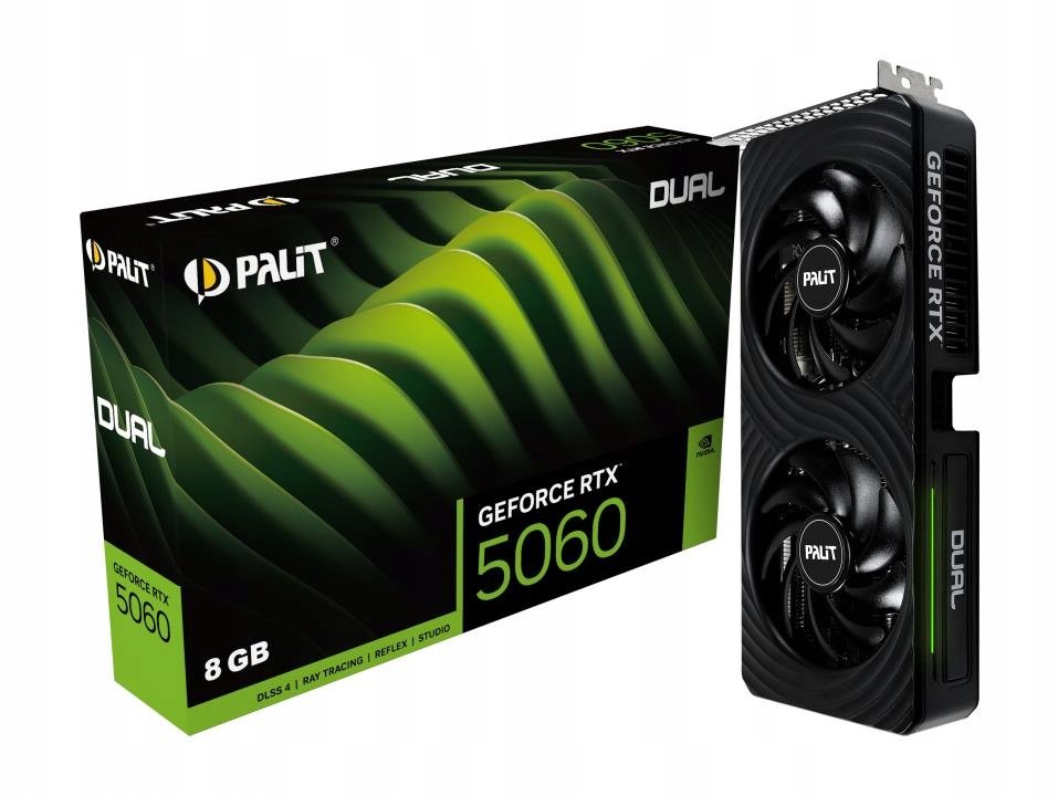 Inny producent Karta graficzna Palit NVIDIA GeForce RTX 5060 8GB NE75060019P1-GB2063D