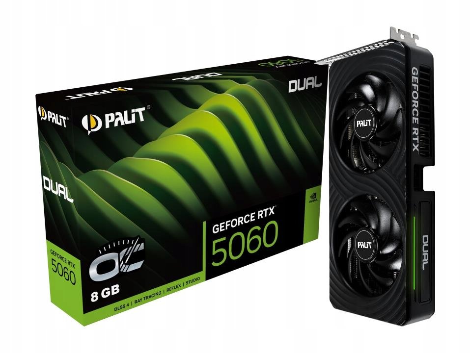 Inny producent Karta graficzna Palit Nvidia GeForce RTX5060 8GB GDDR7 NE75060S19P1-GB2063D
