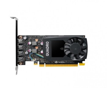 Karta graficzna PNY Quadro P1000 V2 LowProfile, 4 GB GDDR5, PCIe  3.0 x16,  4x Mini DP 1.4, LP bracket, small box - PNY Technologies