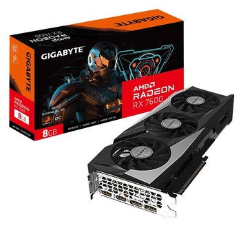 Karta graficzna Radeon RX 7600 Gaming OC 8G GDDR6 128bit 2DP/2HDMI GV-R76GAMING OC-8GD - Gigabyte