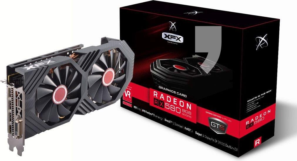 Karta graficzna XFX Radeon RX 580 GTS XXX Edition OC+, 8 GB GDDR5, PCI ...