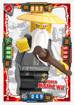 Karta LEGO NINJAGO TCG seria 4 - 45 Power Mistrz Wu