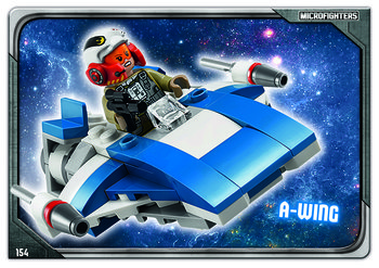 Karta LEGO Star Wars TCC 154 A-Wing