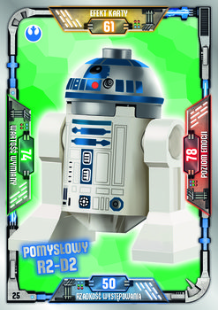 Karta LEGO Star Wars TCC 25 Pomysłowy R2-D2