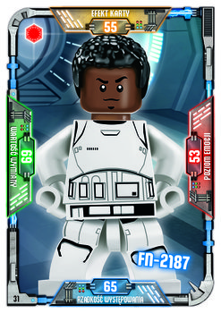 Karta LEGO Star Wars TCC 31 FN-2187