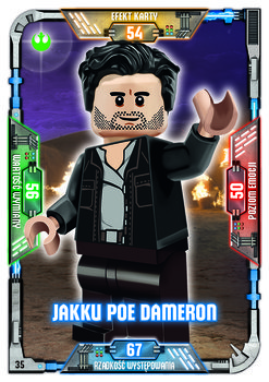 Karta LEGO Star Wars TCC 35 Jakku Poe Dameron