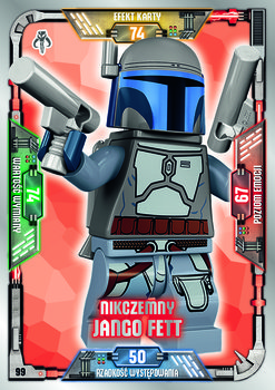 Karta LEGO Star Wars TCC 99 Nikczemny Jango Fett