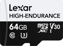 Karta Lexar microSDXC High-Endurance UHS-I/U3/10 R100/W35 (V30) 64GB
