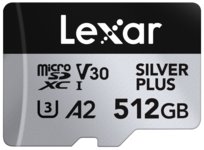 Karta Lexar microSDXC Silver Plus 1066x UHS-I/U3/A2/4K R205/W150 (V30) 512GB