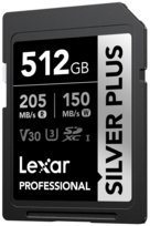 Karta Lexar SDXC Professional SILVER Plus 1066x UHS-I/U3/A2/4K R205/W150 (V30) 512GB