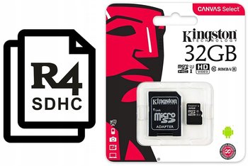 Karta micro SD 32 GB konfiguracja do R4i Dual-Core - Vortex
