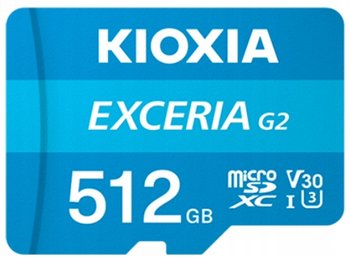 Karta microSD KIOXIA 512GB UHS I U3 V30 adapter - KIOXIA