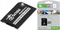 Karta pamięci 16GB microSDHC CL10 +adapter PSP Memory Stick Pro Inna marka