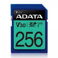 Karta pamięci ADATA SDXC PremierPro, 256GB, UHS-I, U3, V30, 100/80 MB/s ADATA