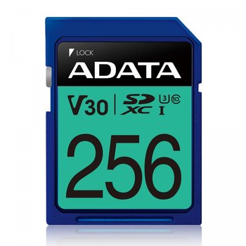 Karta pamięci ADATA SDXC PremierPro, 256GB, UHS-I, U3, V30, 100/80 MB/s  - Adata