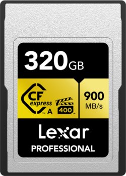 Karta pamięci CFexpress Pro Gold R900/W800 (VPG400) 320 GB (typ A) - Lexar