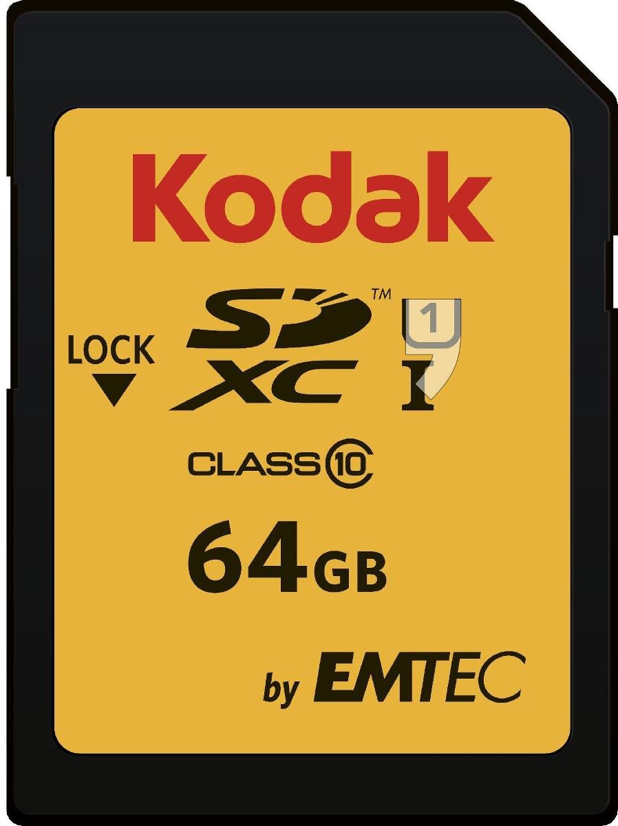 Karta pamięci EMTEC Kodak SDXC, 64 GB, Class 10