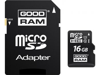 Karta pamięci GOODRAM microSDHC, 16 GB, Class 10 + adapter SD - GoodRam