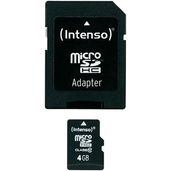 Karta pamięci INTENSO microSDHC, 4 GB, Class 10 - Intenso