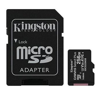 Karta pamięci KINGSTON Canvas Select Plus, microSD, 256 GB + adapter - Kingston