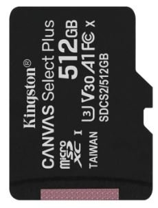 Karta pamięci KINGSTON Canvas Select Plus, microSDHC, 512 GB - Kingston
