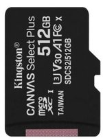 Karta pamięci KINGSTON Canvas Select Plus, microSDXC, 512 GB + adapter SD Kingston