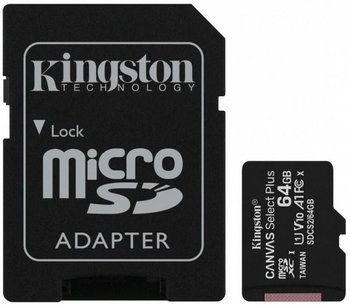 Karta pamięci KINGSTON Canvas Select Plus SDCS2/64GB, MicroSDXC, 64 GB + adapter SD - Kingston