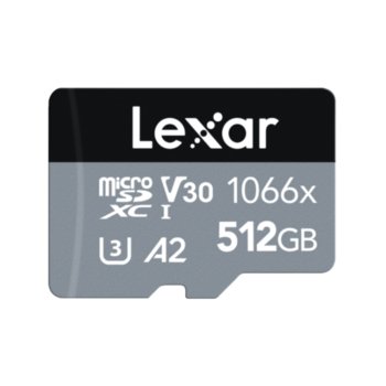 Karta Pamięci Leksar Pro 1066X Microsdhc/Microsdxc Uhs-I (Silver) R160/W120 512Gb - Lexar