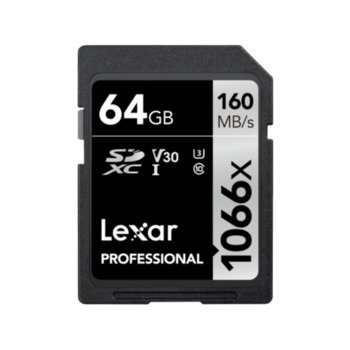 Karta Pamięci Lexar Pro 1066X Sdxc U3 (V30) Uhs-I R160/W70 64Gb - Lexar